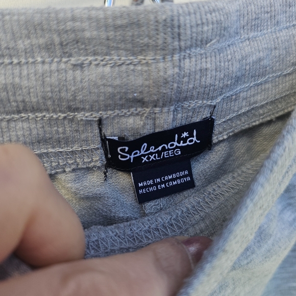 Nwt Splendid 2 Piece Pink Floral Print French Terry Pajamas/Lounge Set XXL/EEG - Picture 12 of 15